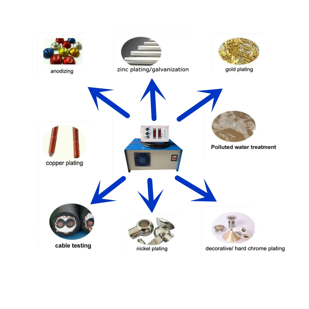 High Frequency Rectifier for Electroplating Waste Water Treatment 30V 200A Wth Reverse Polarity