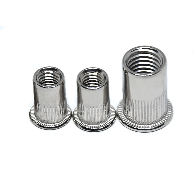 Wholesale Price Carbon Steel Flat Head Blue Zinc Plated M6 Blind Rivet Nutshot Sale Products